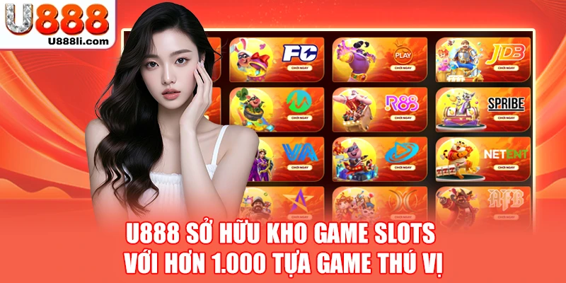 U888 sở hữu kho game Slots với hơn 1.000 tựa game thú vị U888 sở hữu kho game Slots với hơn 1.000 tựa game thú vị